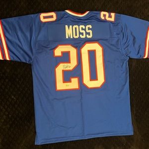 Zack Moss Autographed/Signed Jersey Beckett Authenticated